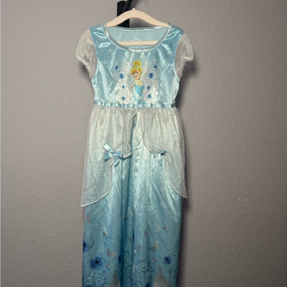 Disney Blue and Silver Theater Costume with Flowing Skirt